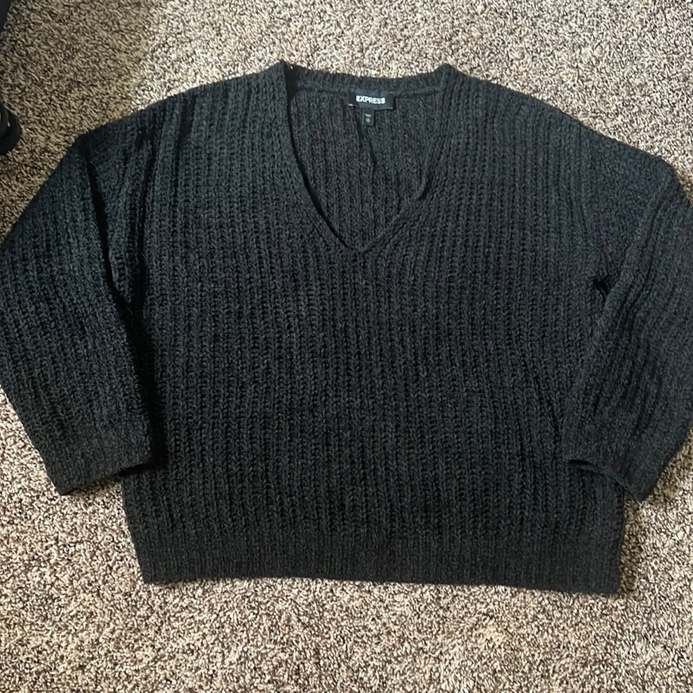 Express xs crop sweatshirt